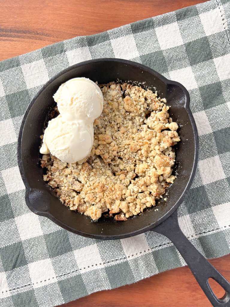 Crumble de Maçã Sem Glúten