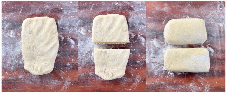 visão do passo a passo dos biscoitos de limão sem glúten