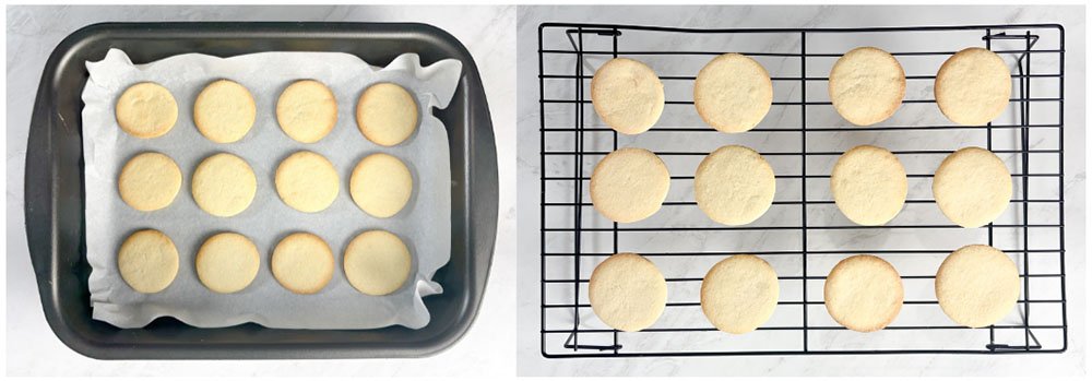 visão do passo a passo dos biscoitos de limão sem glúten