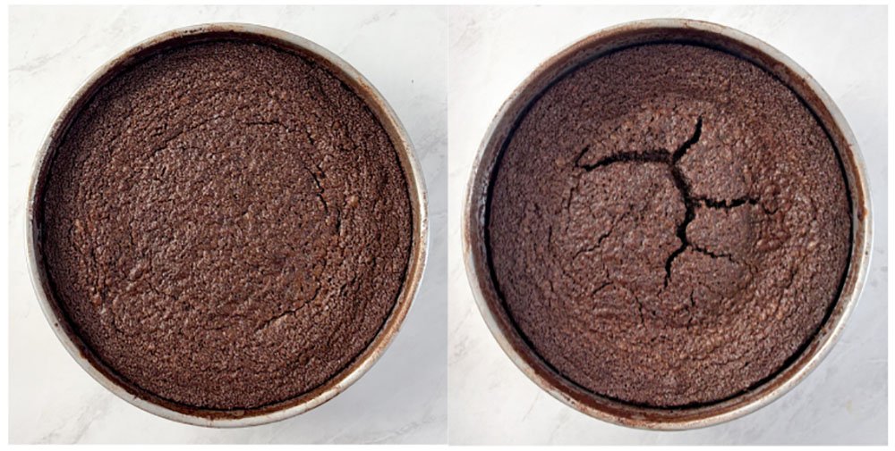 visão do passo a passo para fazer bolo fudge de chocolate sem glúten