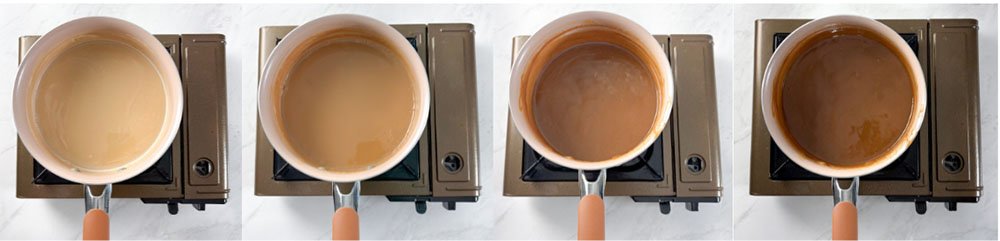 visão do passo a passo para fazer doce de leite sem lactose