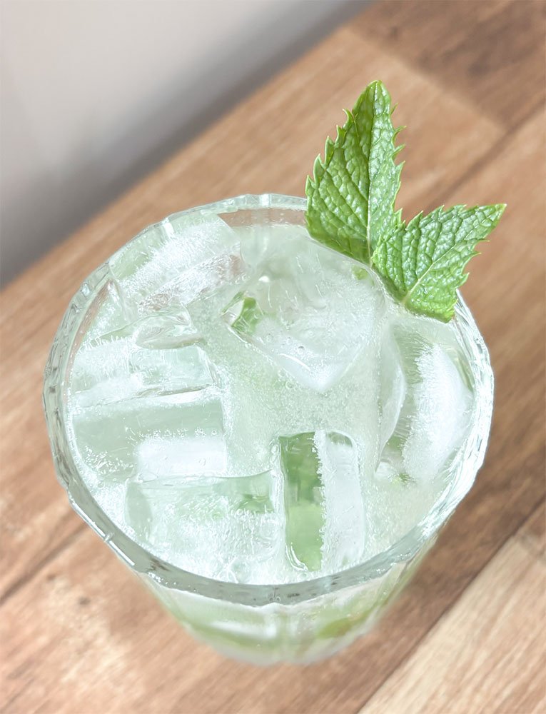 Drink de Limão com Hortelã Sem Álcool