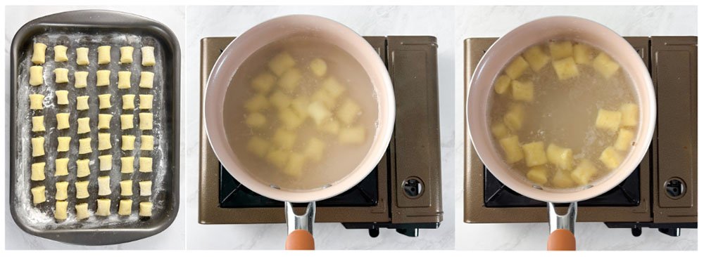 visão do passo a passo para fazer nhoque de batata doce sem glúten