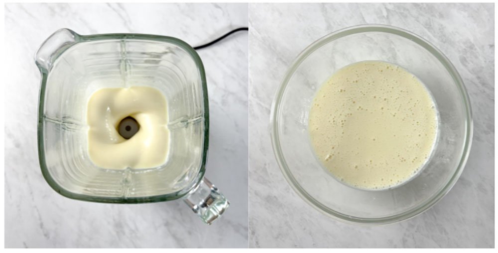 visão do passo a passo para fazer a receita