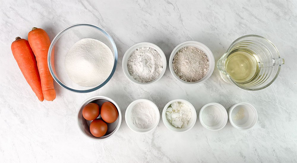 visão dos ingredientes da receita