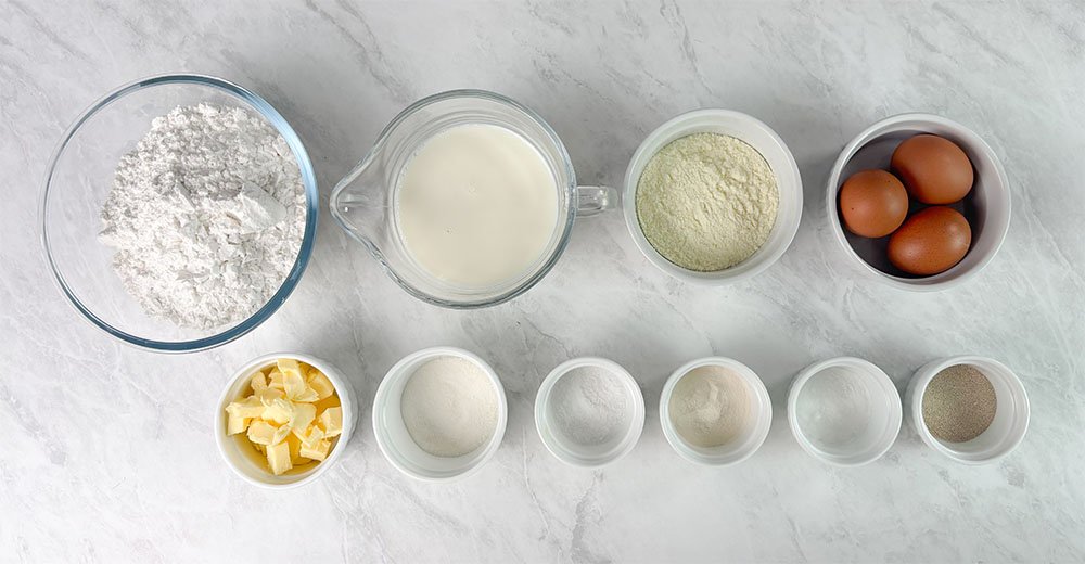 visão dos ingredientes da receita