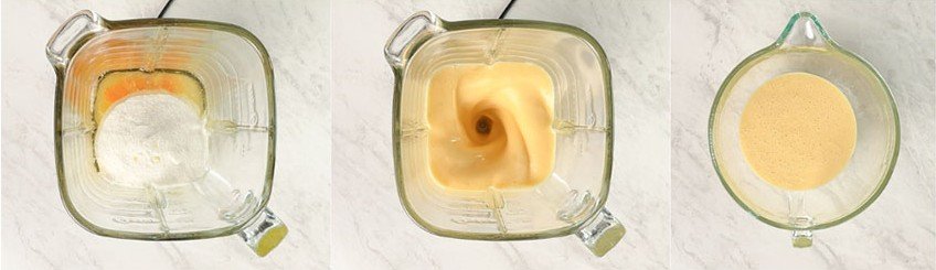 Visão do passo a passo da receita