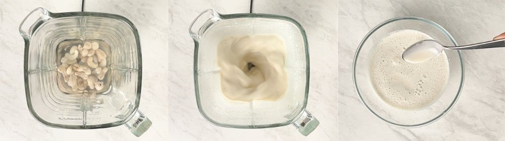 Visão do passo a passo da receita