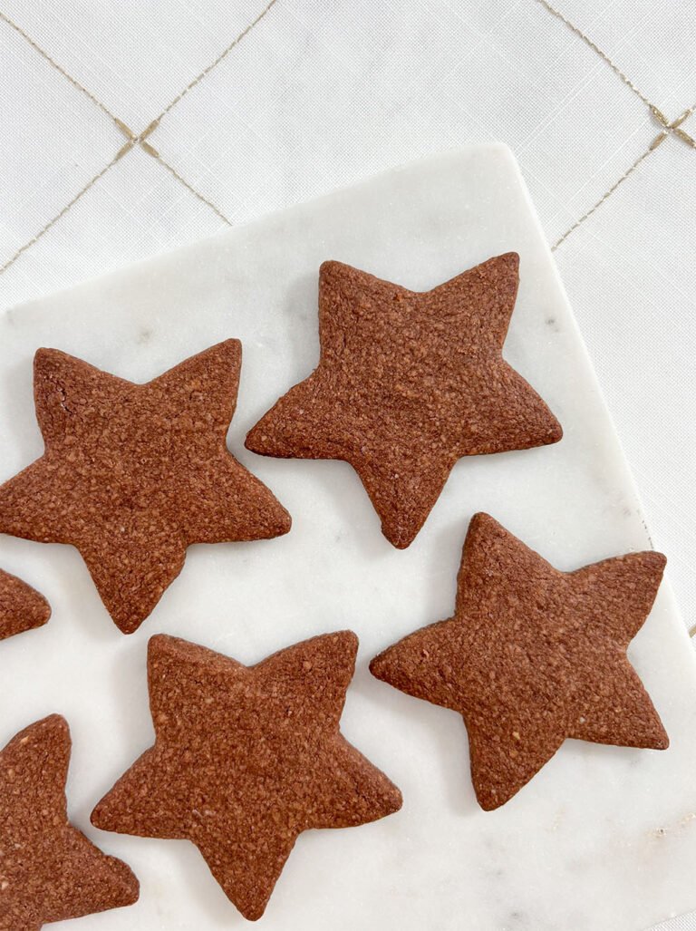 visão dos biscoitos de chocolate sem glúten