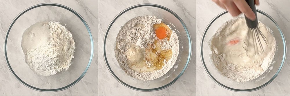 Visão do passo a passo da receita 